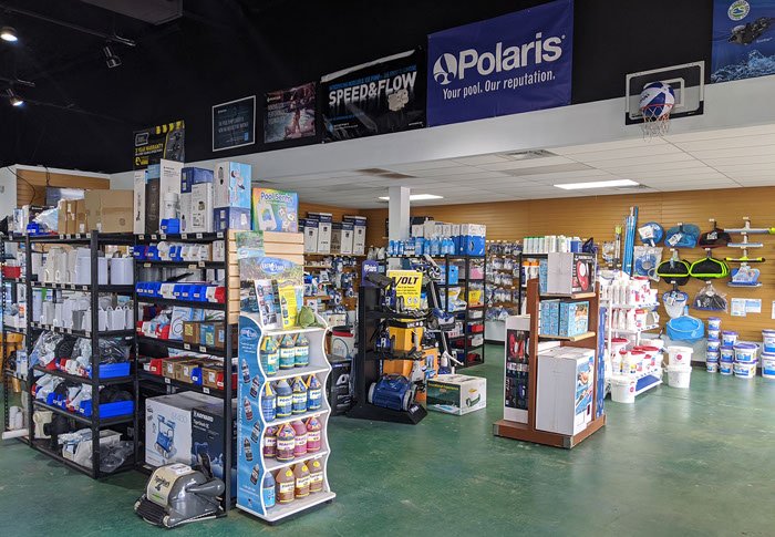 Glacier Pool Supplies showroom